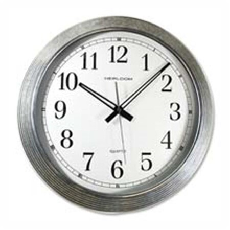 Artistic Products Artistic Products LLC AOP401ZWA Wall Clock- Galvanized Metal- 16in.- Silver AOP401ZWA